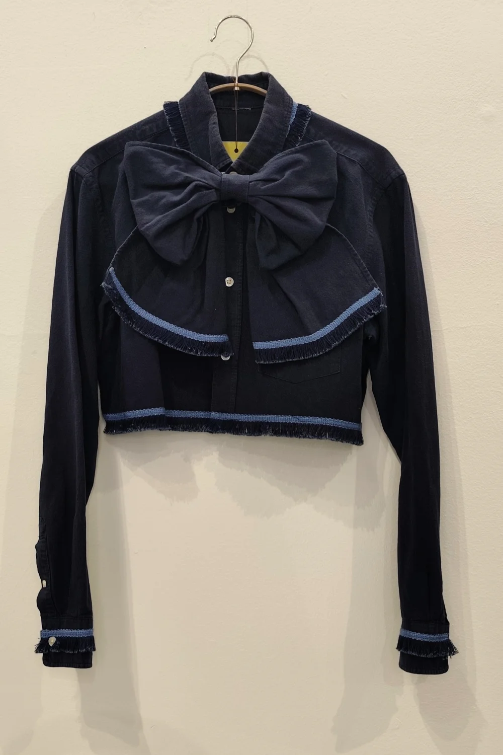 Koszula PIMPUŚ z frędzlami granatowa